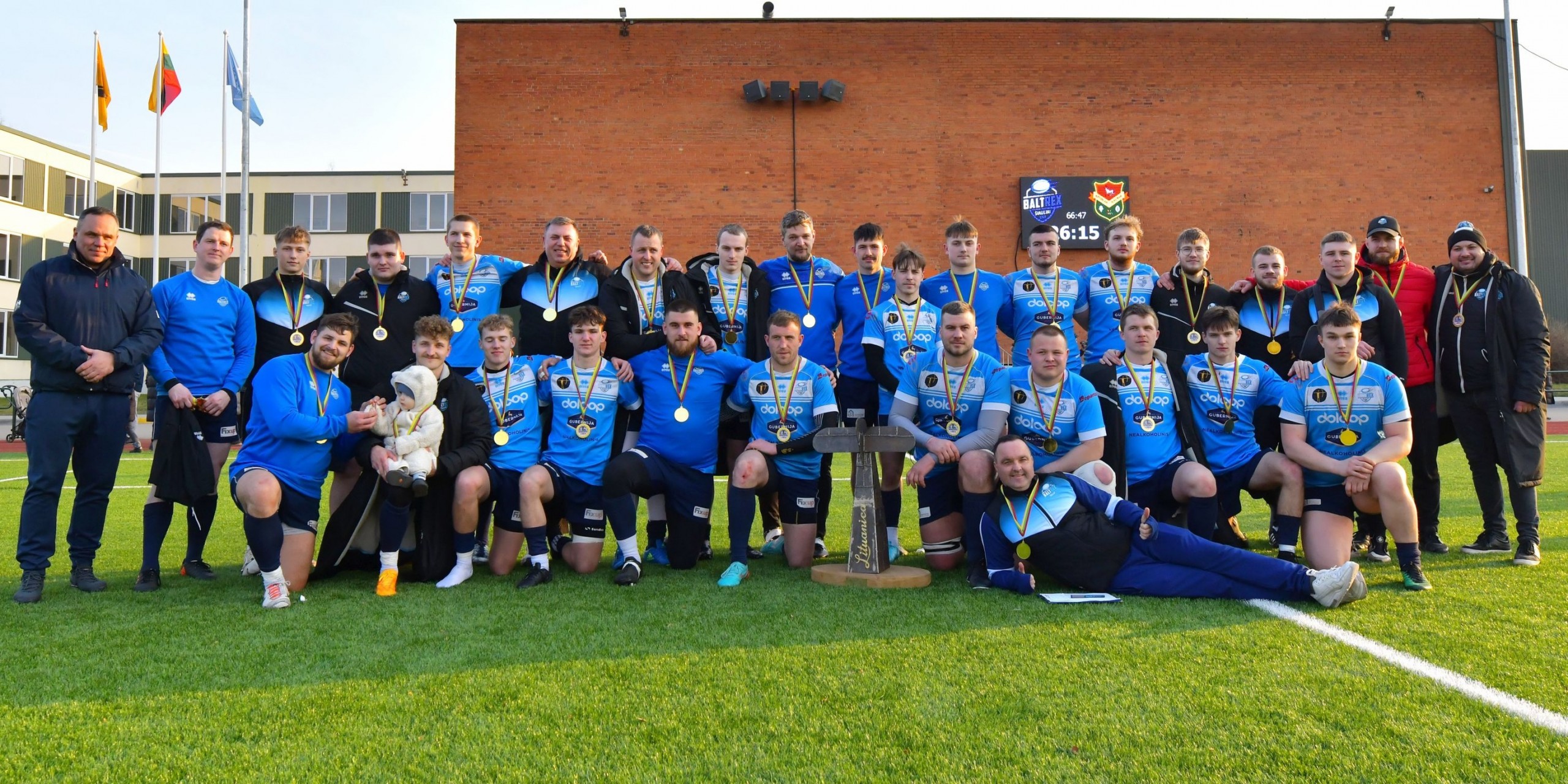 Istorinis S. Dariaus ir S. Girėno trofėjus  – „Baltrex-Šiaulių“ regbininkų rankose