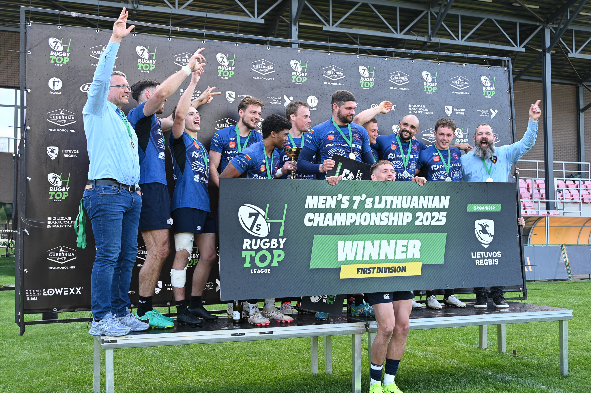 Lietuvos regbio-7 čempionate – istorinis Klaipėdos „Kuršių“ triumfas